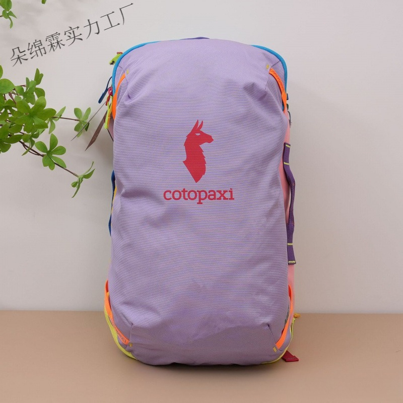Women Bags 2026 - Waterproof Color Block Backpack Men Women