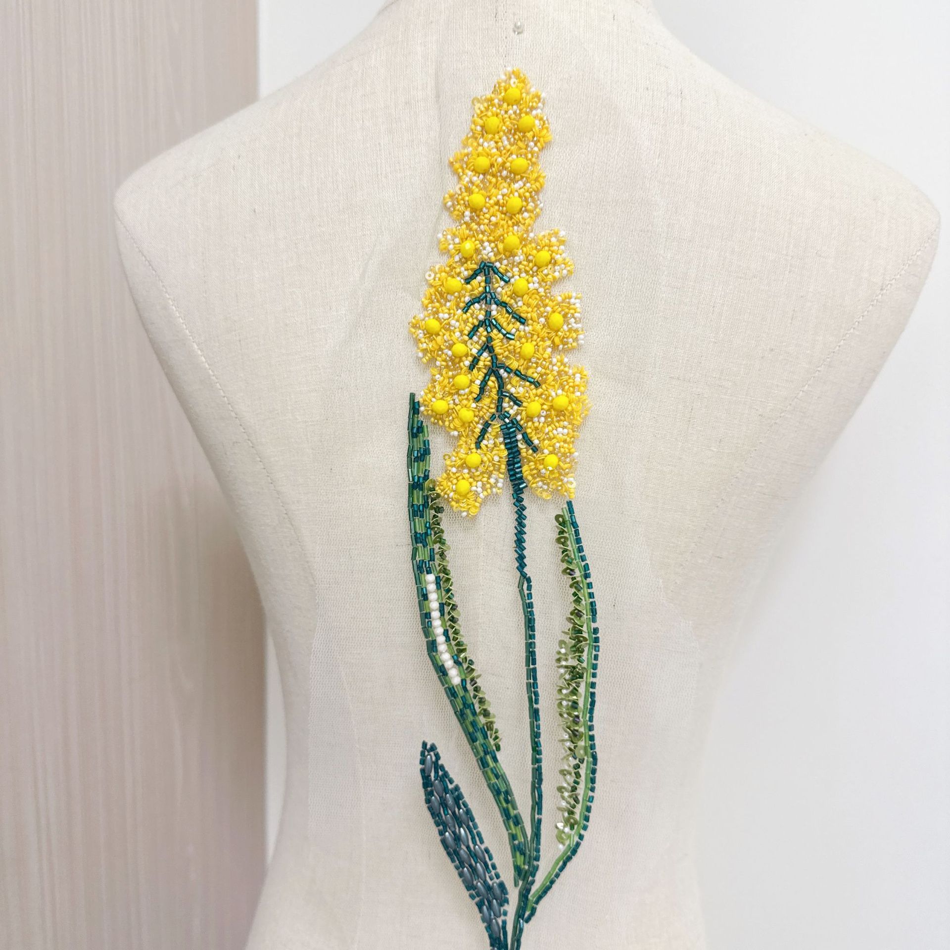 Women Bags India - India Thread Heavy Beaded Plant Applique
