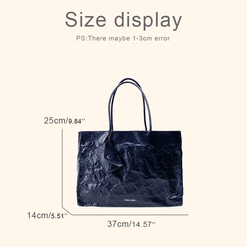 Korean Casual Kraft Paper Tote - Women'S Tote Bags Designer ulasan dan harga