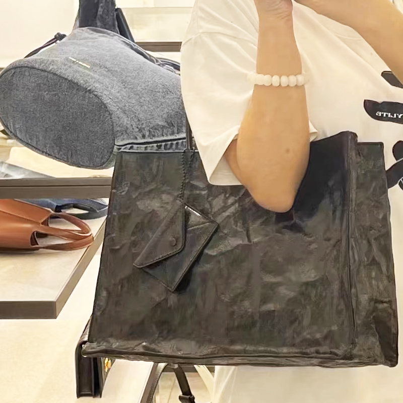 Korean Casual Kraft Paper Tote - Women'S Tote Bags Designer ulasan dan harga