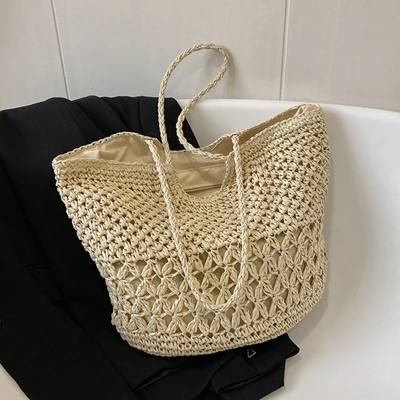Casual Design Straw Weave Bags - Women'S Tote Bags Designer ulasan dan harga
