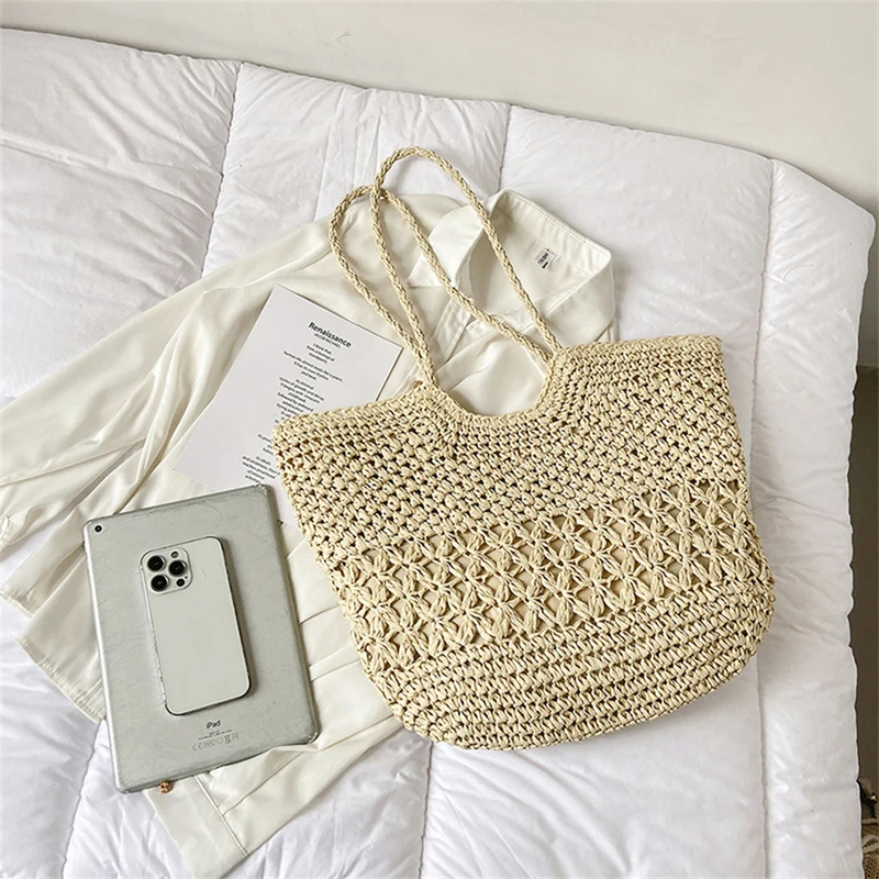 Casual Design Straw Weave Bags - Women'S Tote Bags Designer ulasan dan harga
