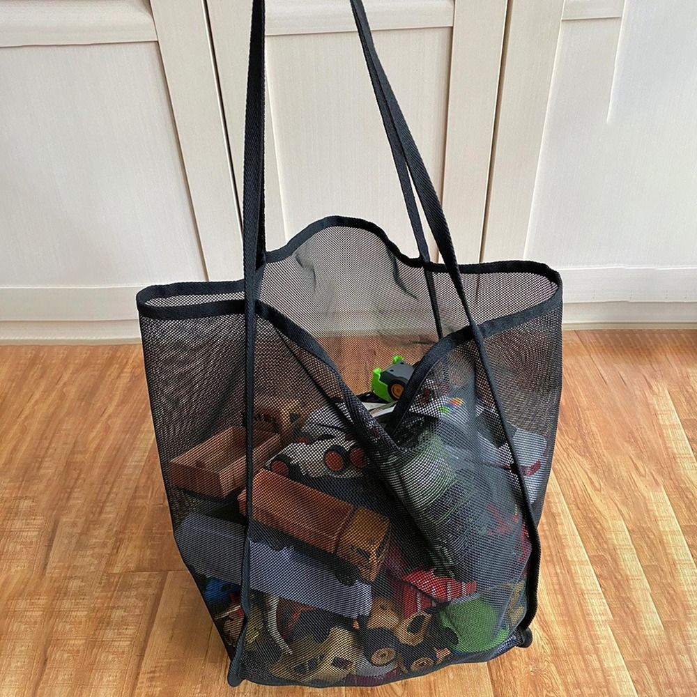 Mesh Beach Bag Lightweight, Br - Women Bags Casual ulasan dan harga