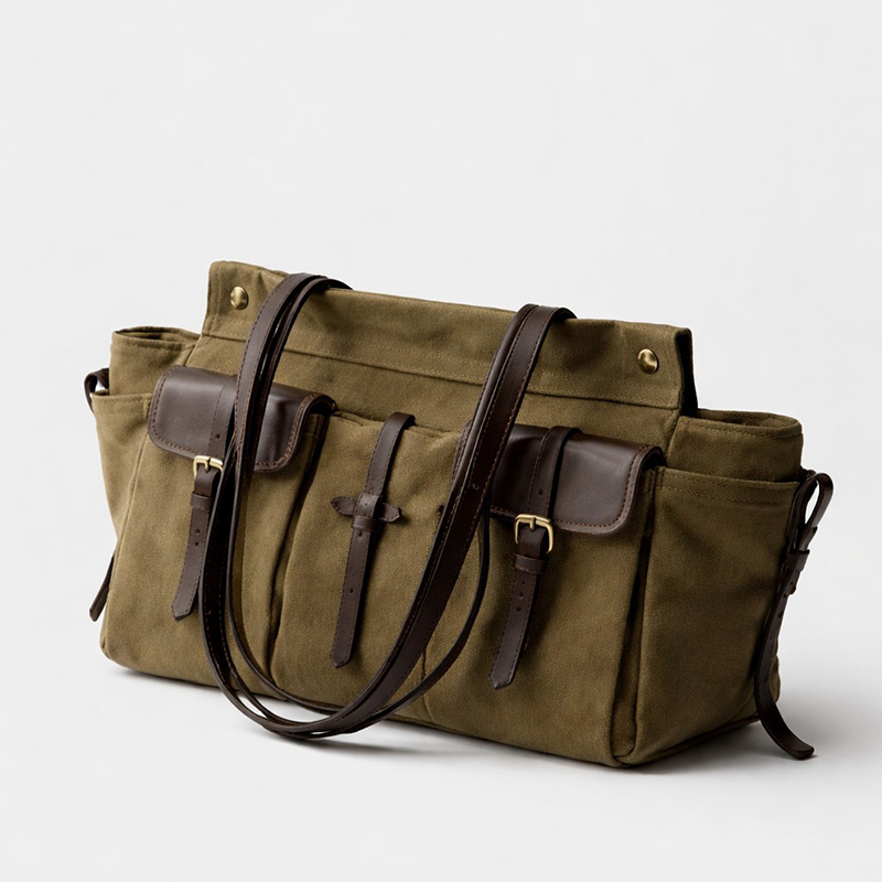 Vintage Canvas Leather Multi-p - Women'S Tote Bags Designer ulasan dan harga