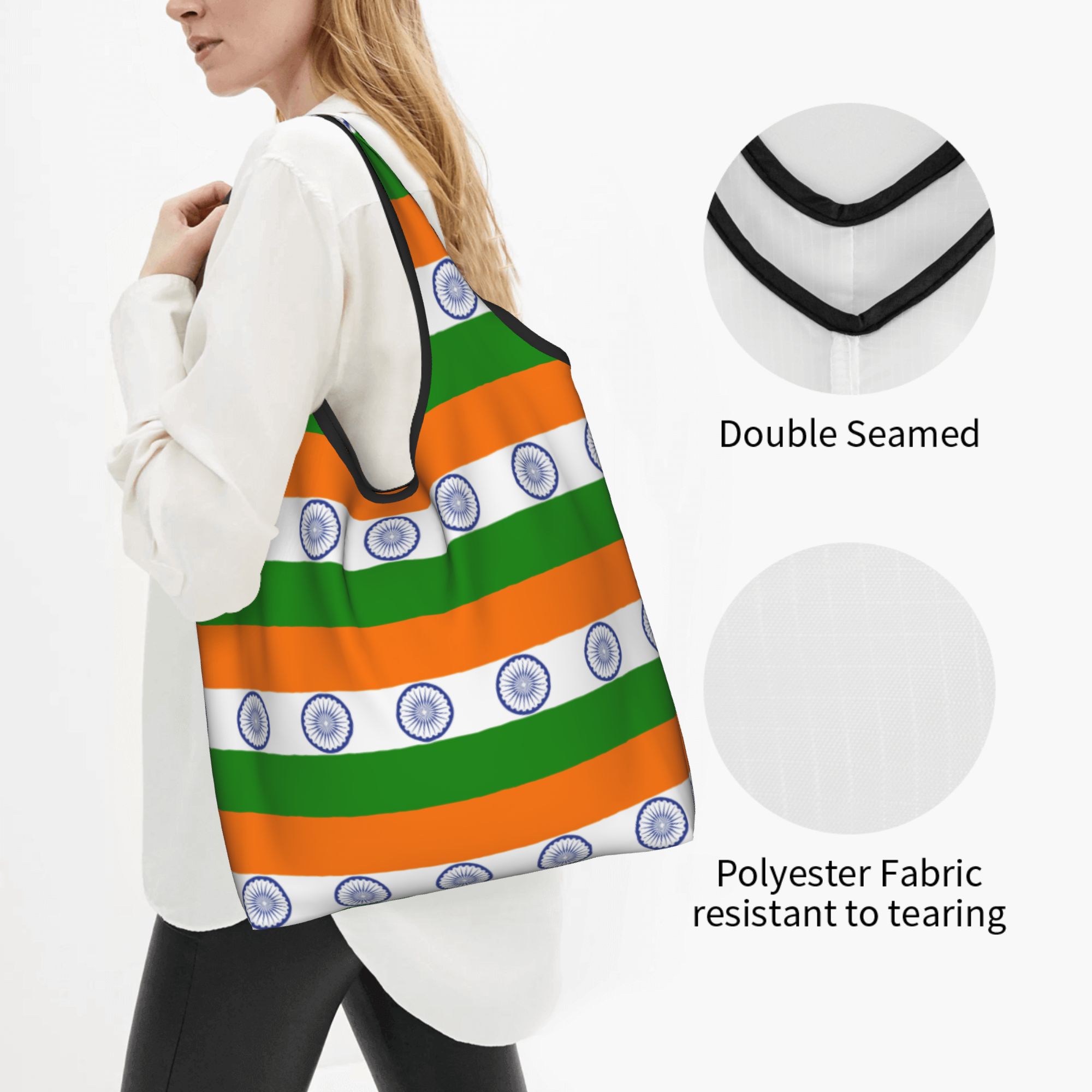 Reusable Flag Of Indias Shoppi - Women Bags India ulasan dan harga