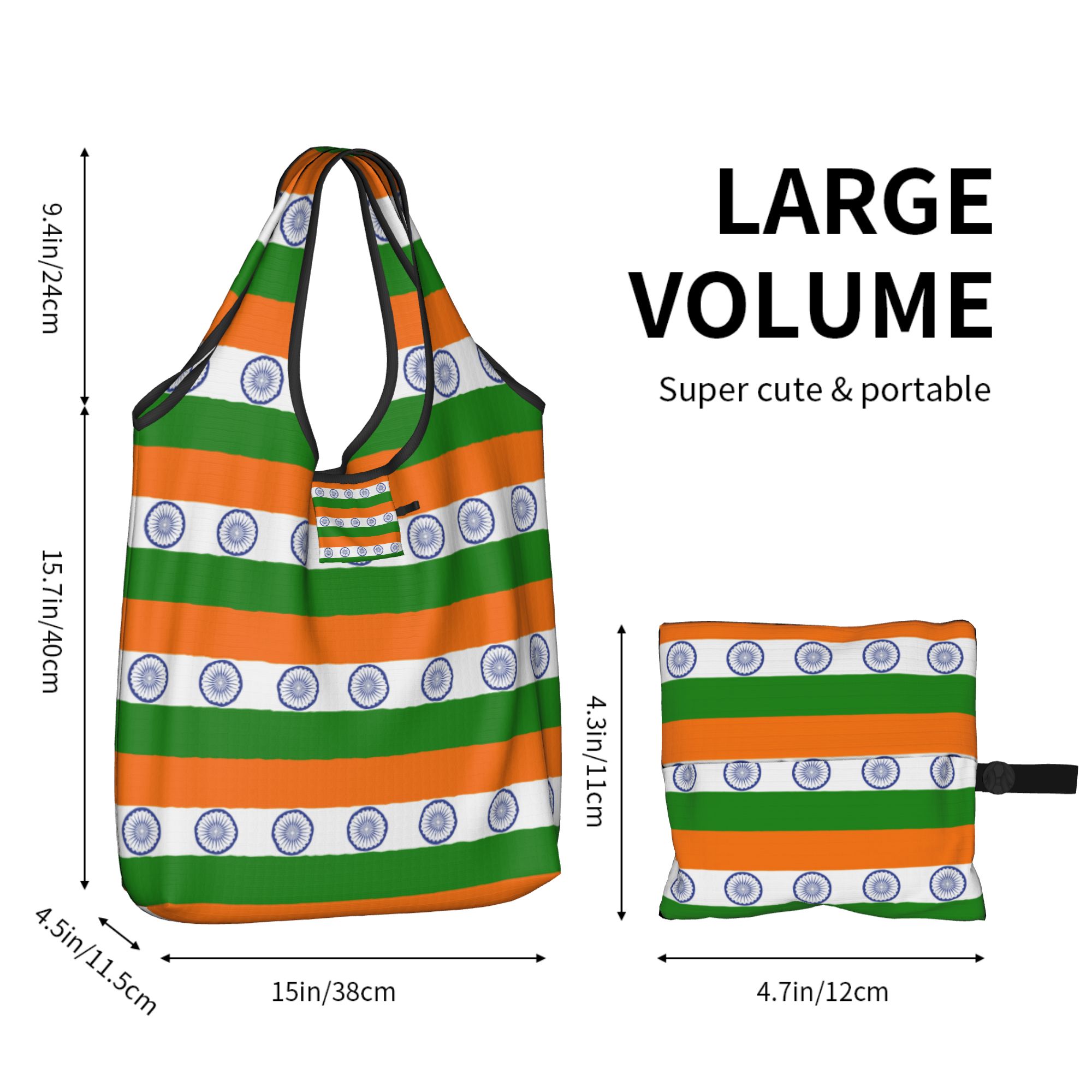 Reusable Flag Of Indias Shoppi - Women Bags India ulasan dan harga