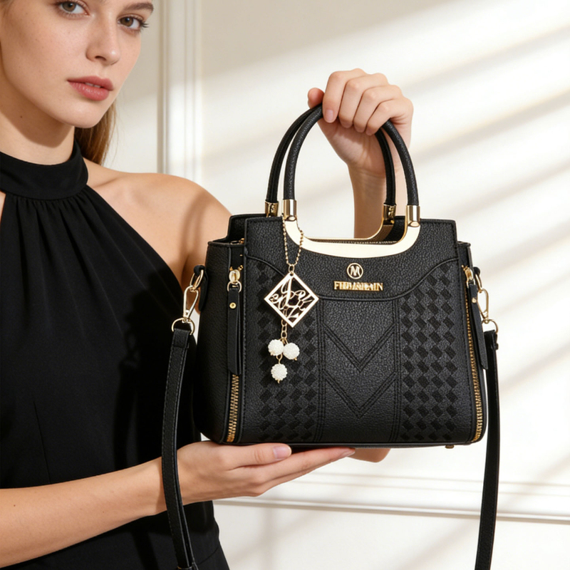 3-piece handbag set made of ly - Women Bags Casual ulasan dan harga