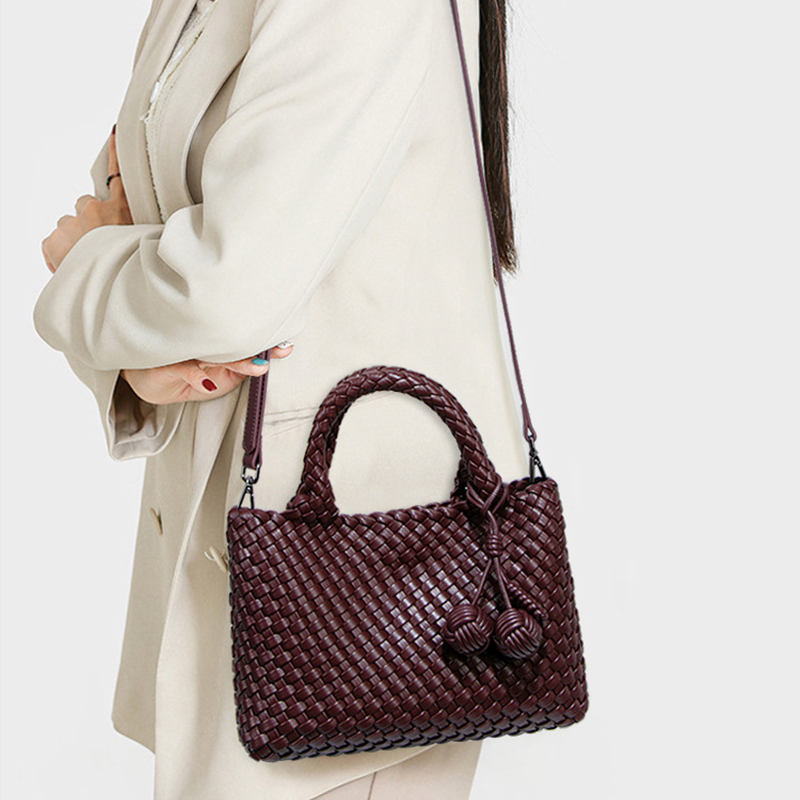 Woven Shopper Bag Fashionable  - Women'S Tote Bags Designer ulasan dan harga