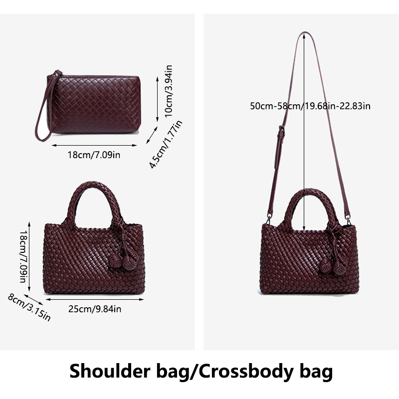 Woven Shopper Bag Fashionable  - Women'S Tote Bags Designer ulasan dan harga