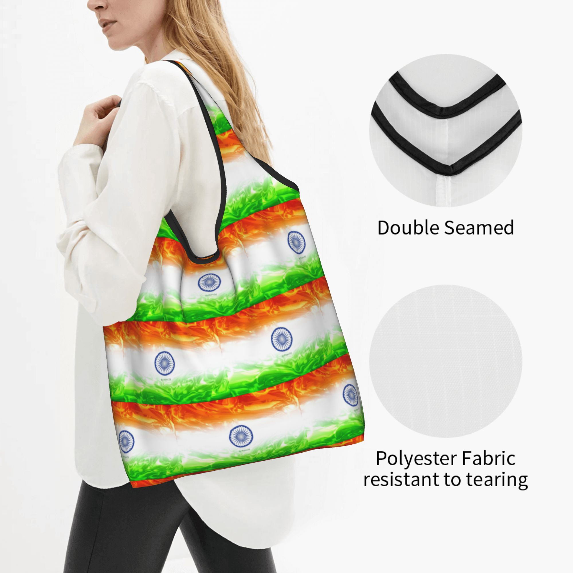 Flag Of Indias Grocery Shoppin - Women Bags India ulasan dan harga