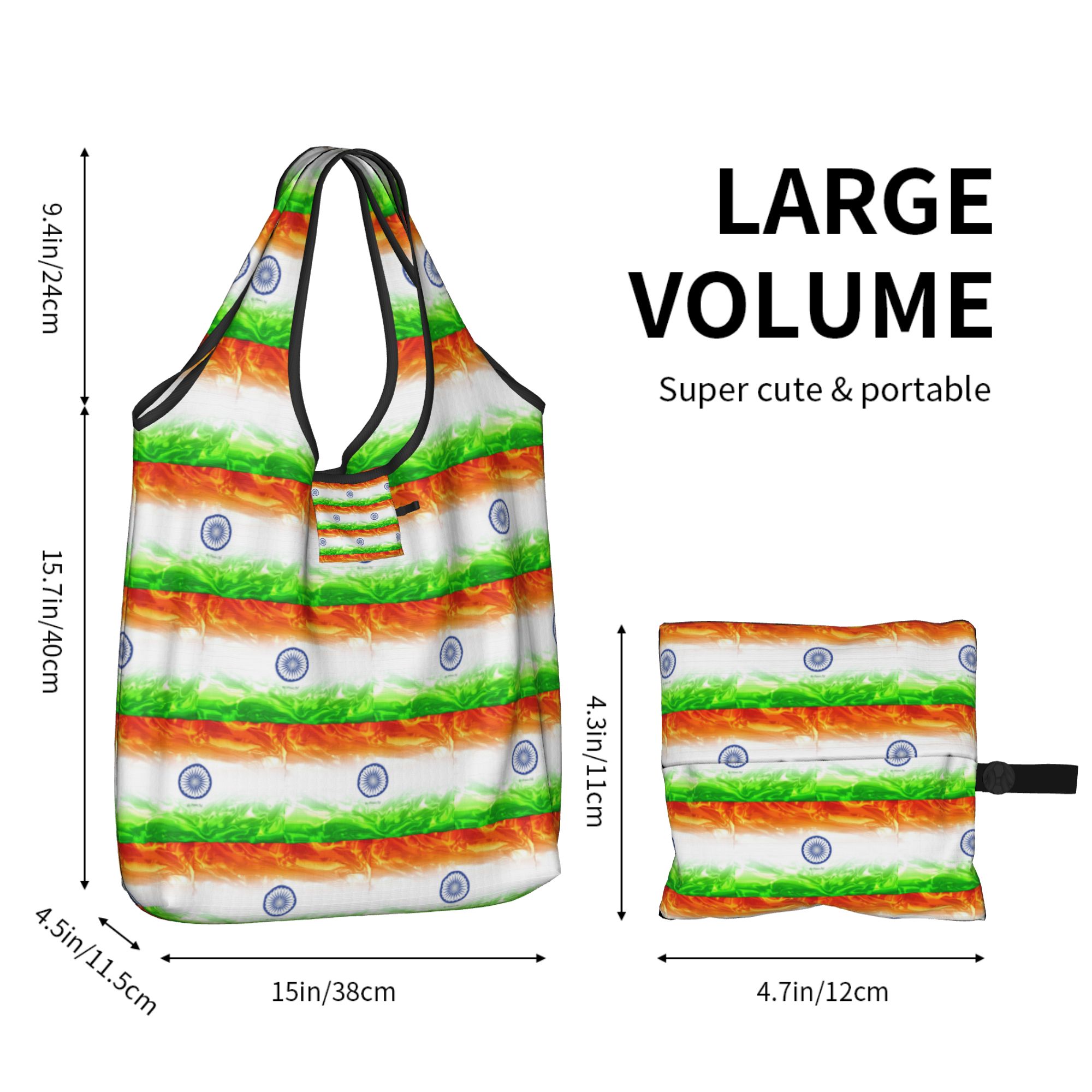 Flag Of Indias Grocery Shoppin - Women Bags India ulasan dan harga